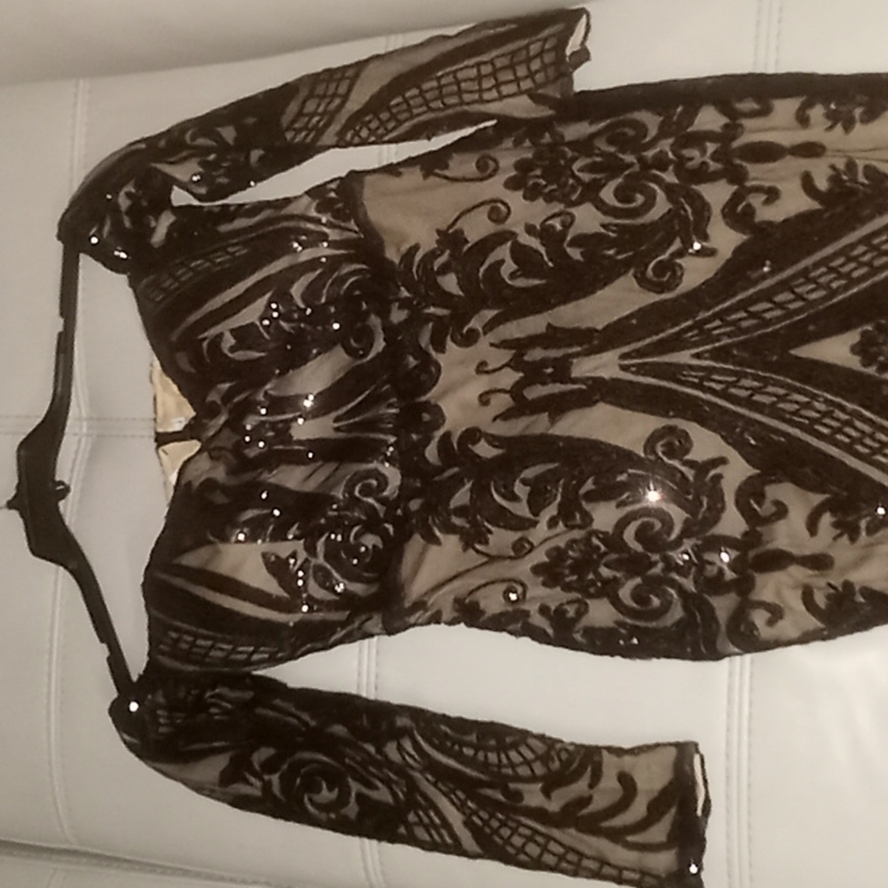 Black Missord Long Dress